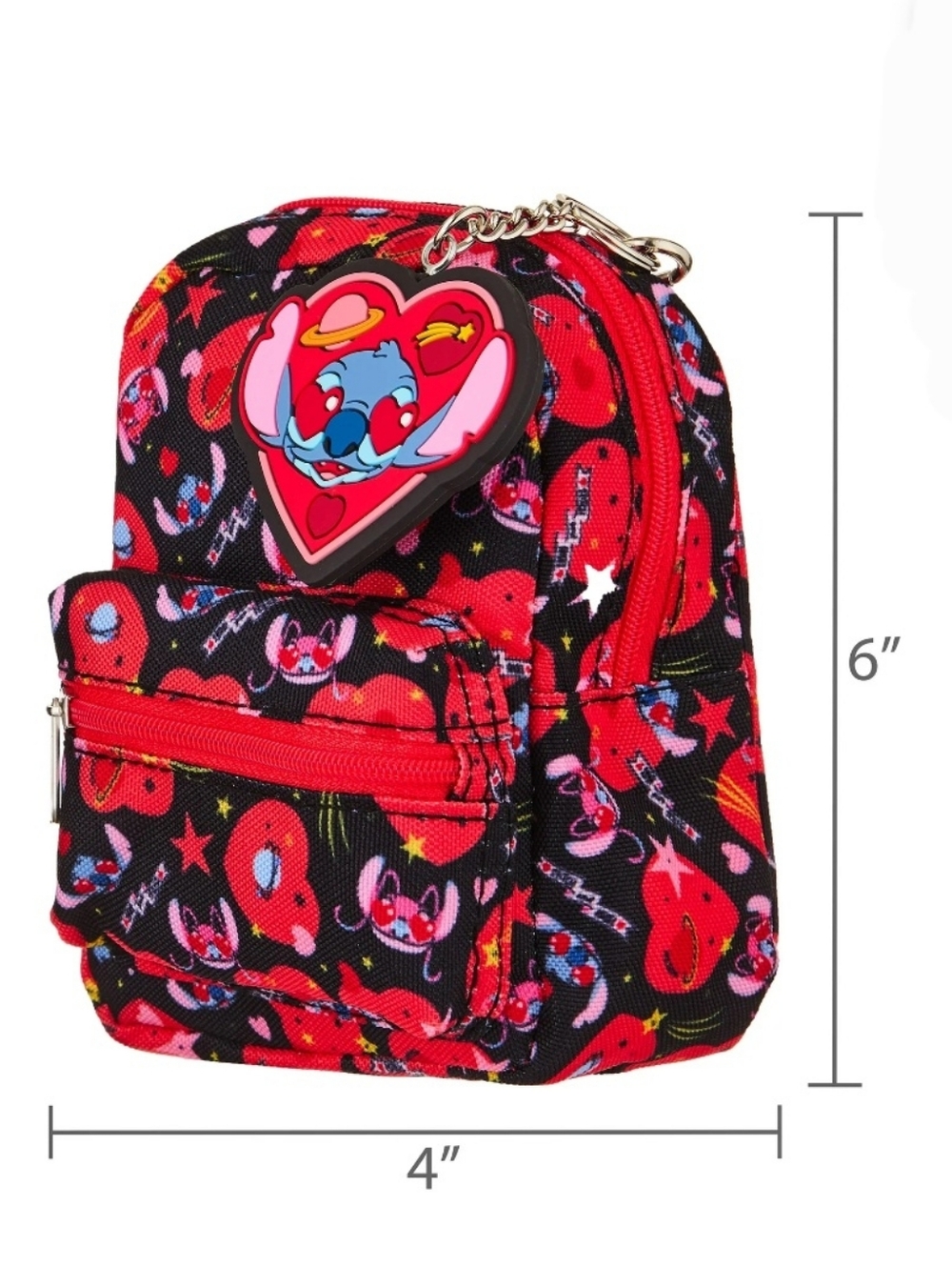Stitch Mini Backpack Keychain - Picture 4 of 7
